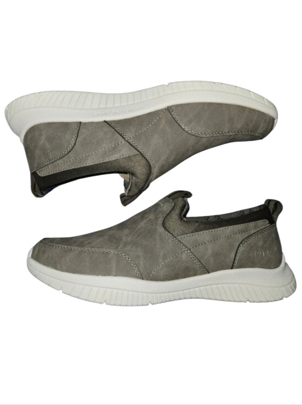NEW! Nunn Bush Bloom Shoes Men's Size 10 Taupe Slip-On Loafers Comfort Walking